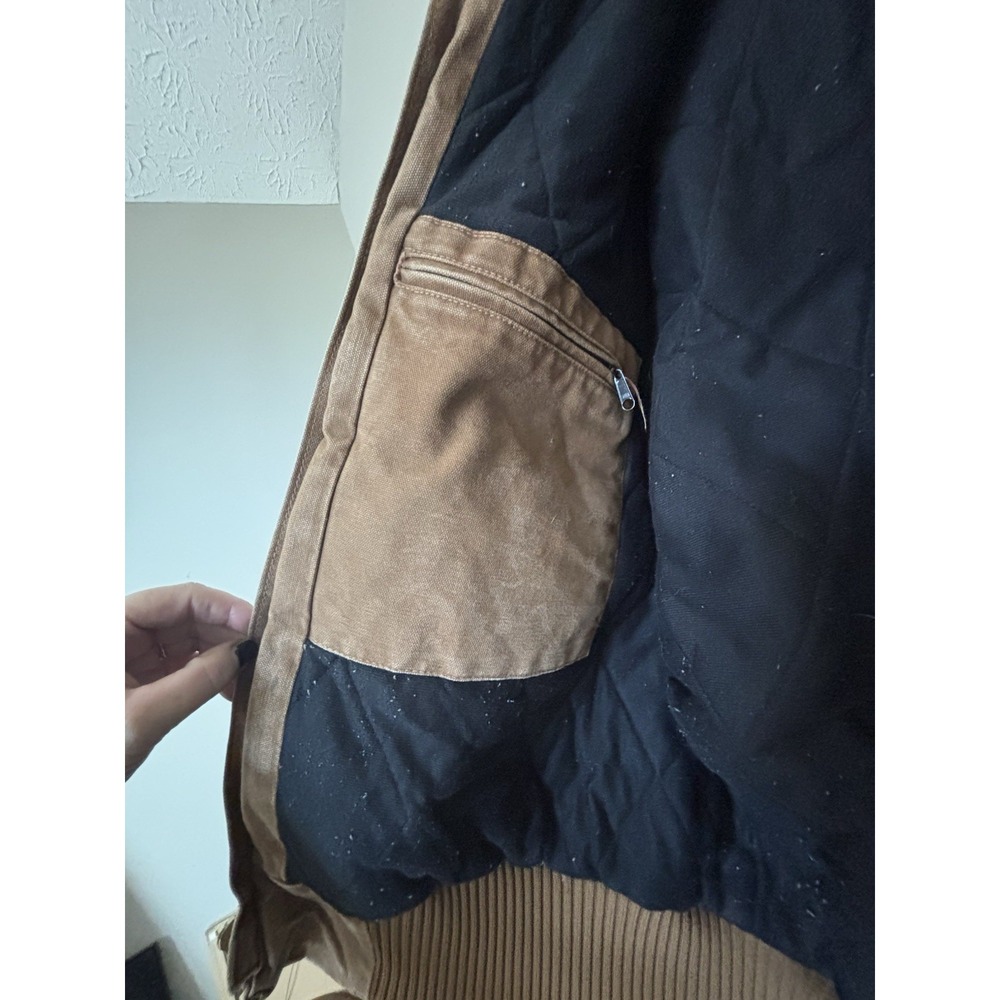 CARHARTT  Grande Brown Quilted Lined Jacket Size  3XL   RN-14806 Minimal Wear - Picture 4 of 6